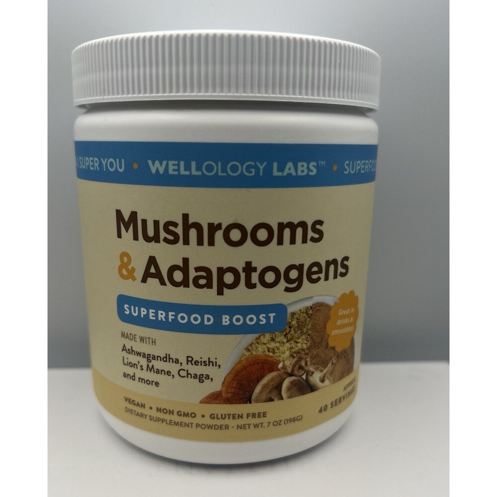 Wellology Labs™ Mushrooms & Adaptogens Superfood Boost Brain Balance Memory